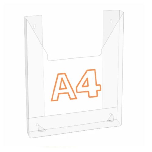 Карман для стенда А4 вертикальный для журналов ПЭТ 0.5 мм
