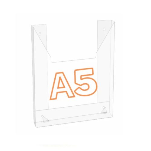 Карман для стенда А5 вертикальный для журналов ПЭТ 0.5 мм
