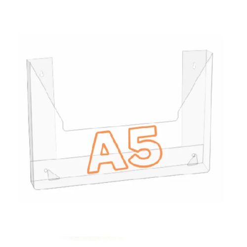 Карман для стенда А5 горизонтальный для журналов ПЭТ 1 мм